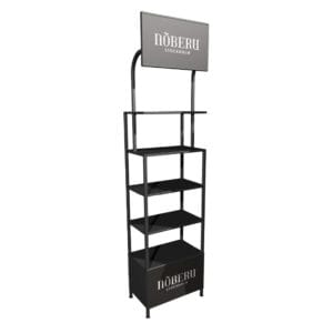 EXPOSITOR DE PIE METALICO